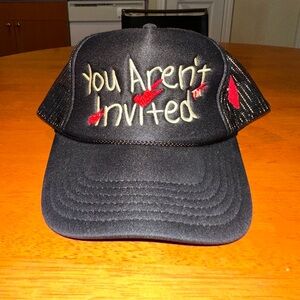 Hyde Park You Are Not Invited Hat Black